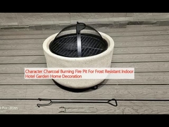 চরিত্র কাঠকয়লা পোড়া আগুনের গর্ত ঠান্ডা প্রতিরোধী ইনডোর হোটেল বাগান হোম সজ্জা