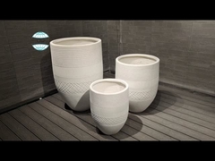 D450*H600 বার্বিকিউ এবং কাঠকয়লা চুলা ক্যাম্পিং বার্নার জন্য ফাইবার ক্লে প্ল্যান্টার