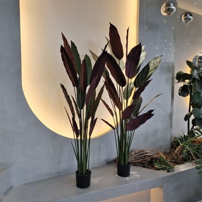 কেনা আবহাওয়া প্রতিরোধী বাস্তবসম্মত ভুয়া ফ্যান ডেকোরেশন জন্য পাম গাছ 110cm online manufacture