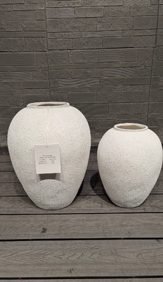 কেনা Drainage Holes in Round Fiber Cement Pot A Must-Have for Plant Lovers online manufacture