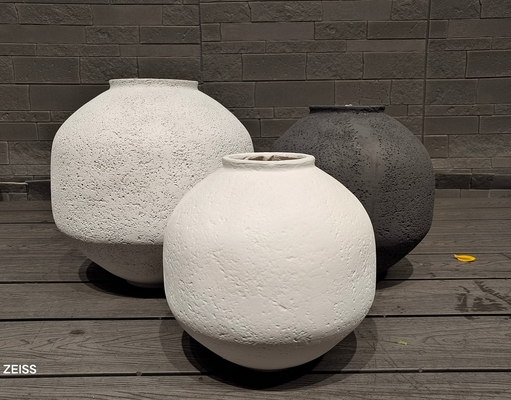 কেনা Optimize Plant Growth with Customized Fiber Clay Planter and Drainage Holes online manufacture